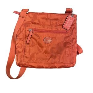 Coach Vibrant Orange Crossbody Bag